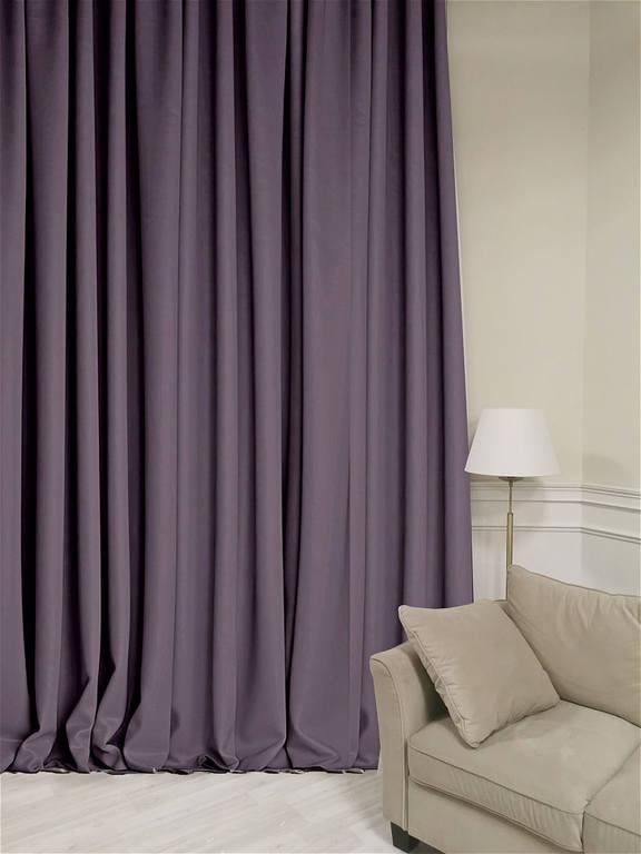 Штора блекаут Люкс 200х220 см Фіолетовий