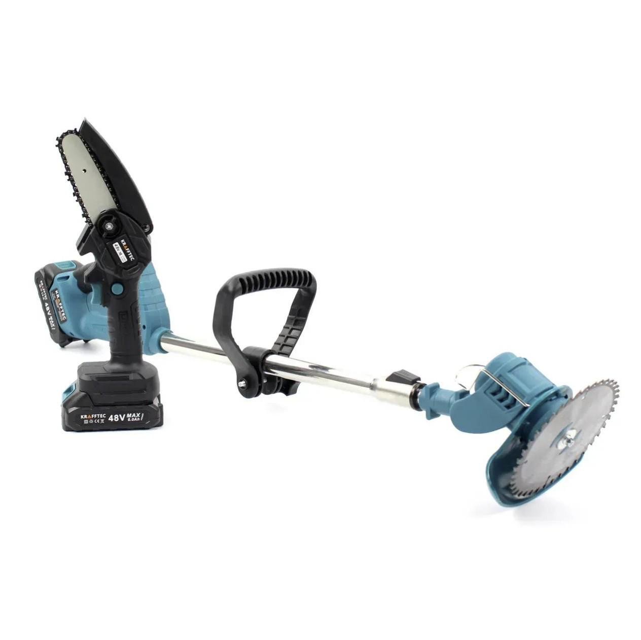 Набір садовий акумуляторний Krafftec 48V 6 тример/сучкоріз (324)