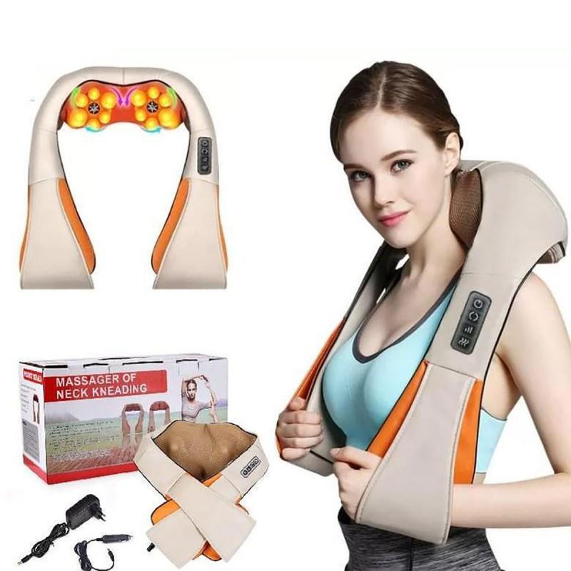 Масажер для шиї Massafer of Neck Kneading з ІК підігрівом (13205) - фото 3 Масажер для шиї Massafer of Neck Kneading з ІК підігрівом (13205) - фото 3