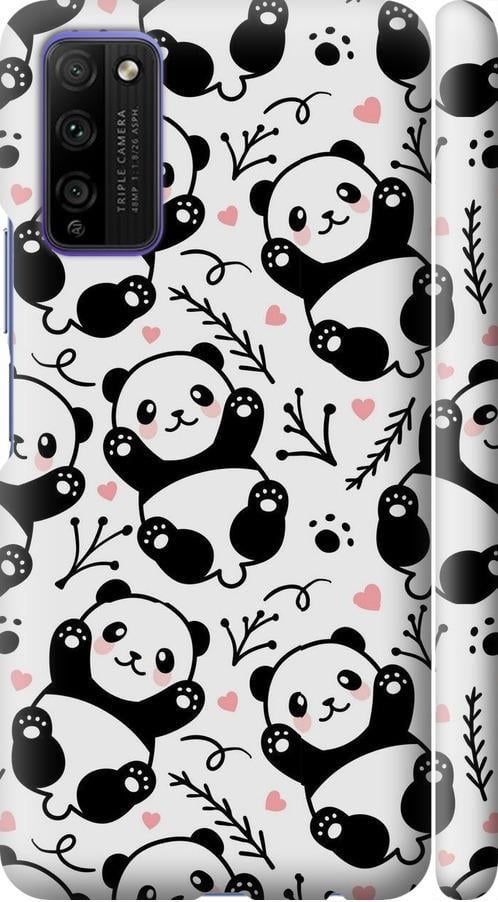 Чехол на Huawei Honor 30 Lite Панды (4318m-2074-42517)