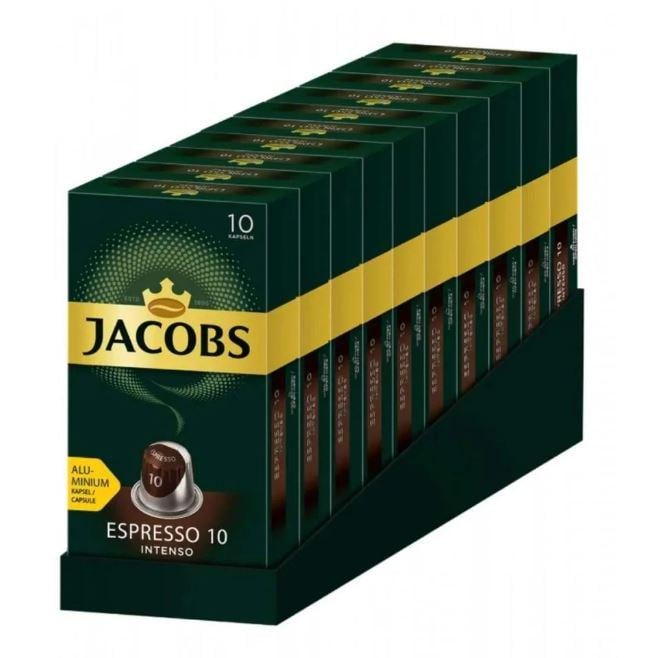 Кофе в капсулах Nespresso Jacobs Espresso Intenso 10уп (TN1002) Кофе в капсулах Nespresso Jacobs Espresso Intenso 10уп (TN1002)