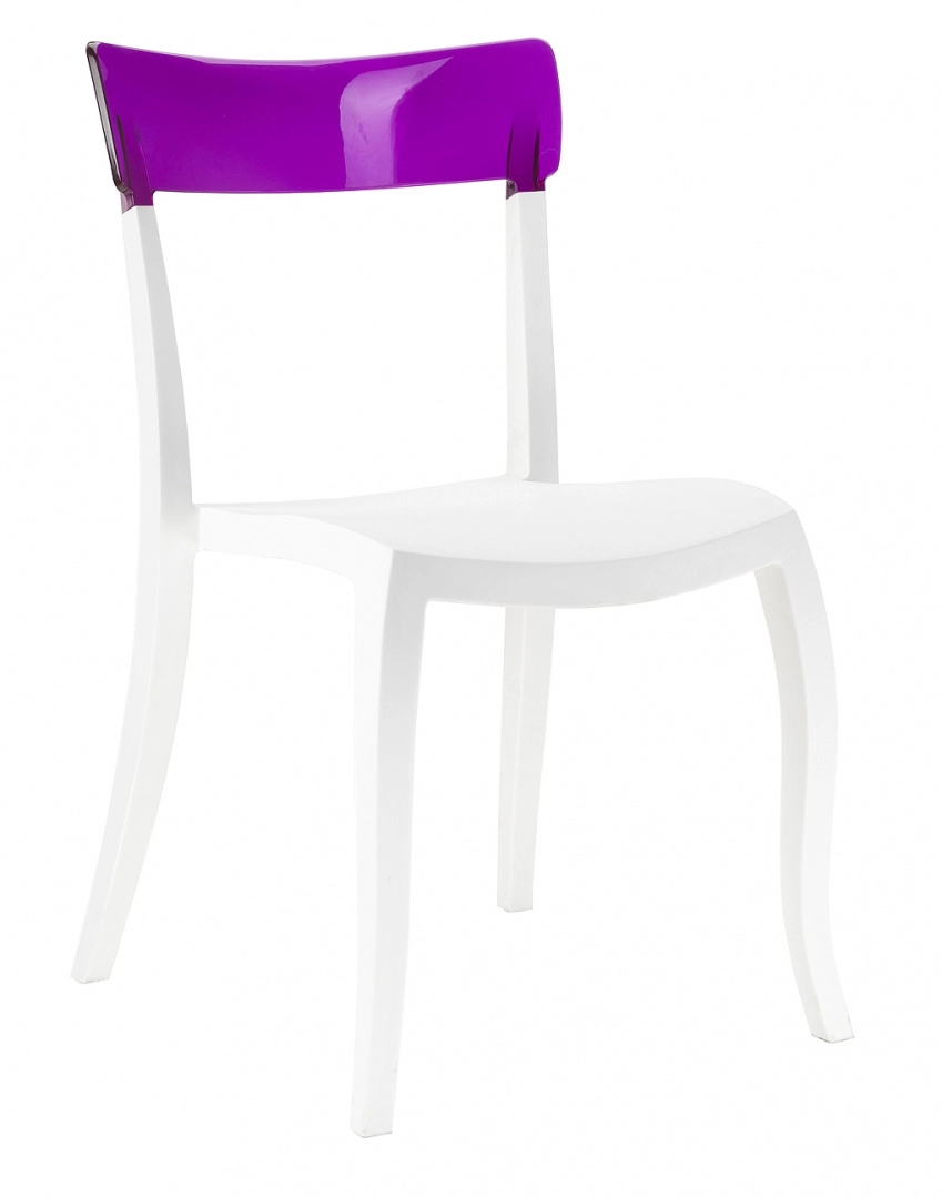 Стул Litolan Papatya Hera-S White Пурпурный (DR002081)