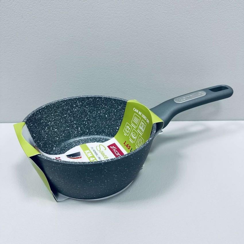 Ківш алюмінієвий Kamille Granite KM-4283GR з гранітним покриттяч 1,65 л 18 см (2554161084)