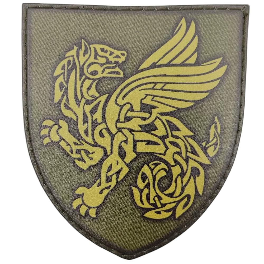 Патч-шеврон ВСУ 158 ОМБр Олива (22404575) Патч-шеврон ВСУ 158 ОМБр Олива (22404575)