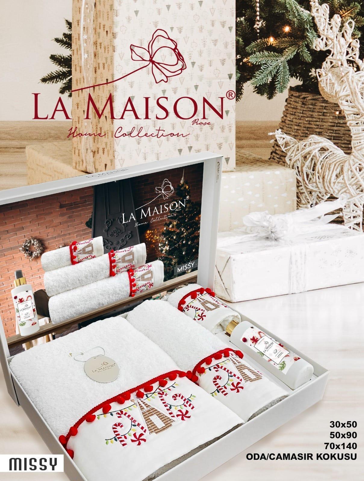 Подарунковий набір рушників La Maison d'Armorine 3 шт. з ароматом Missy (29657107) - фото 3 Подарунковий набір рушників La Maison d'Armorine 3 шт. з ароматом Missy (29657107) - фото 3