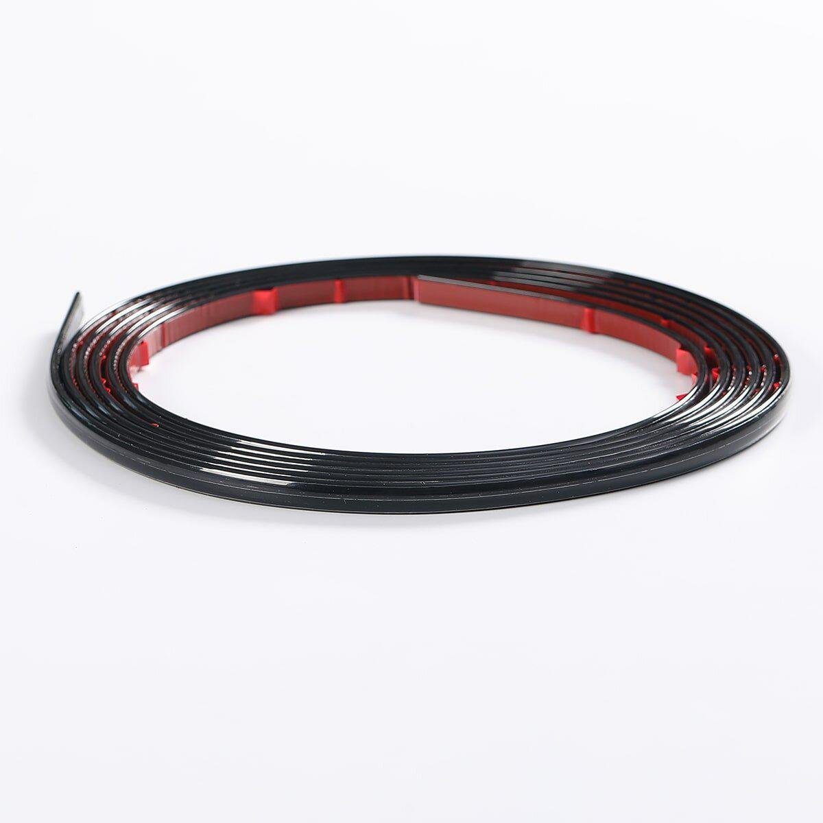 Молдинг D-образный Sticker Wall SW-00001553 8х4 мм 3 м Черный (991943668)