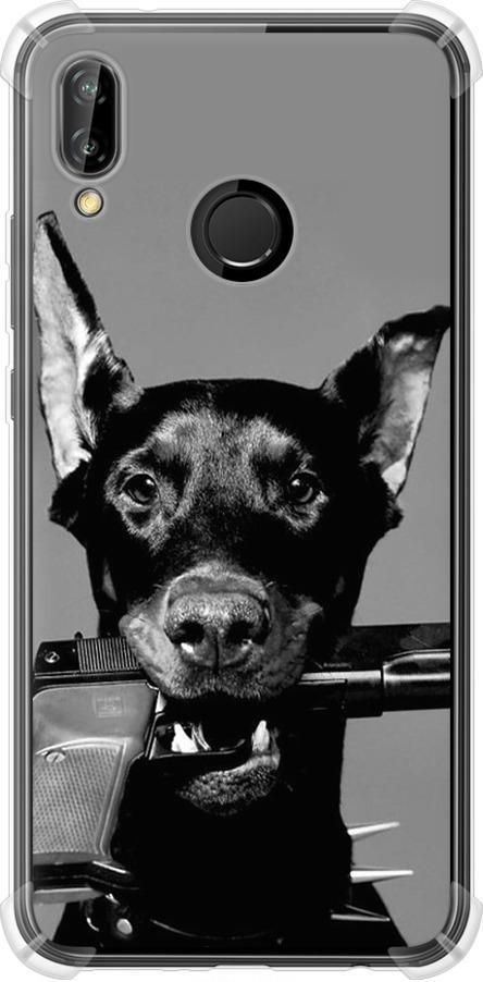 Чехол на Huawei P20 Lite Доберман (2745sp-1410-42517) Чехол на Huawei P20 Lite Доберман (2745sp-1410-42517)