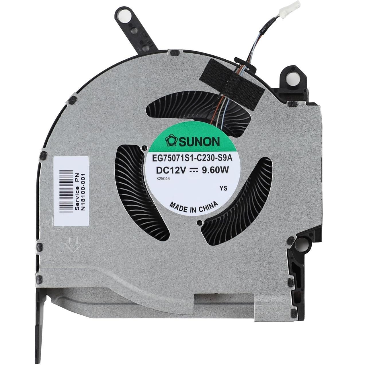 Кулер для ноутбука HP OMEN 16-K/16-N/TPN-Q280/TPN-Q281/GPU 12 V/80 W Кулер для ноутбука HP OMEN 16-K/16-N/TPN-Q280/TPN-Q281/GPU 12 V/80 W