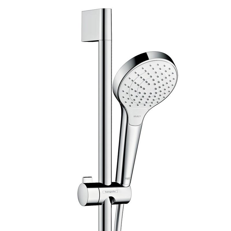 Душевой комплект со штангой Hansgrohe Croma Select 26563400 Белый (149020) - фото 3