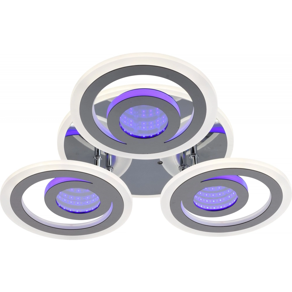 Люстра Sirius LI8889/3B WH BL+YL 72W+24W (72086)