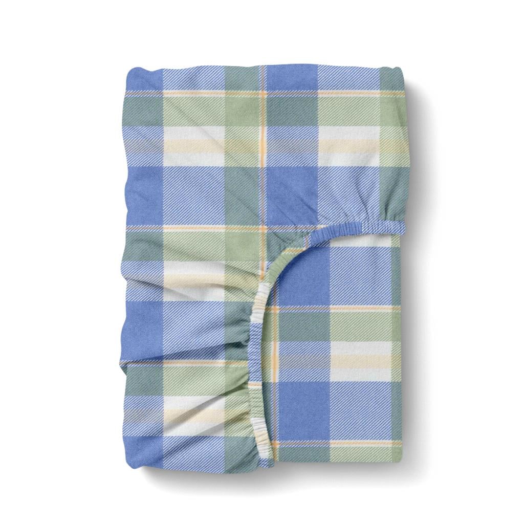 Простынь на резинке Cosas OCEAN TARTAN фланель 180х200х30 см (4822052499856)