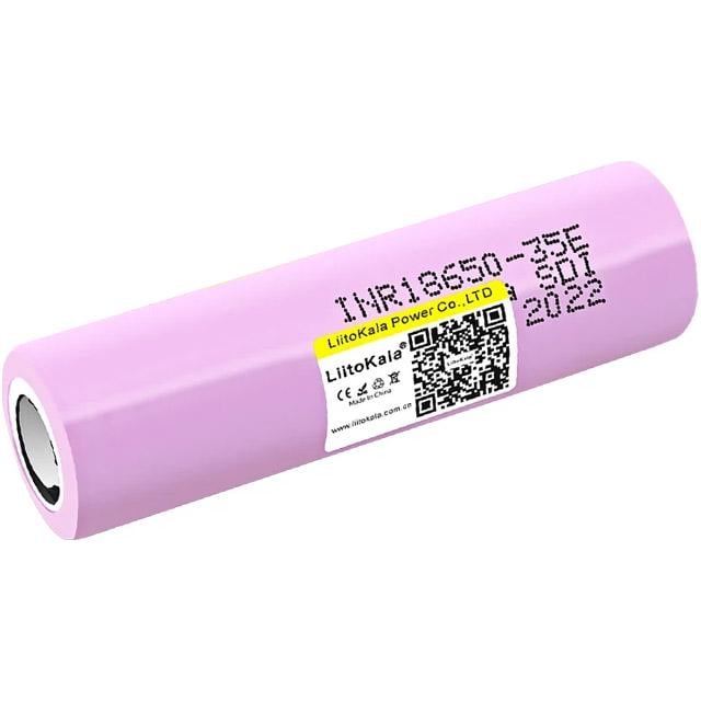 Аккумулятор LiitoKala Lii-35E 18650 без защиты 3500 mah Розовый