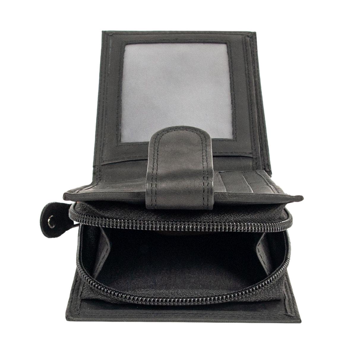 Кошелек кожаный мужской JCB NC45MN Black (JCBNC45MN BLK) - фото 4