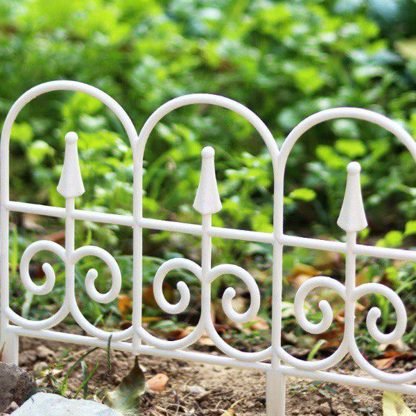 Заборчик декоративный для клумб и газона M00588-1 3 секции пластик - фото 3