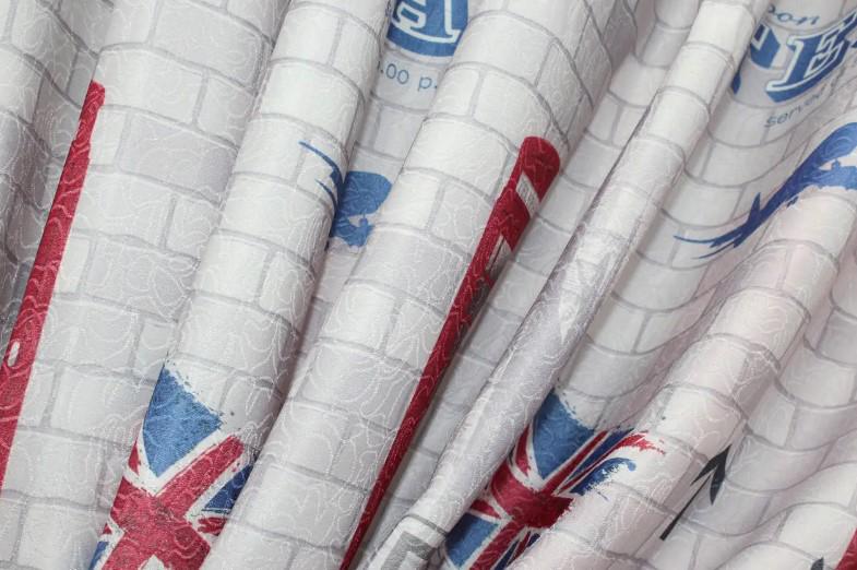 Ткань для штор Лондон полиэстр Разноцветный (914ш)