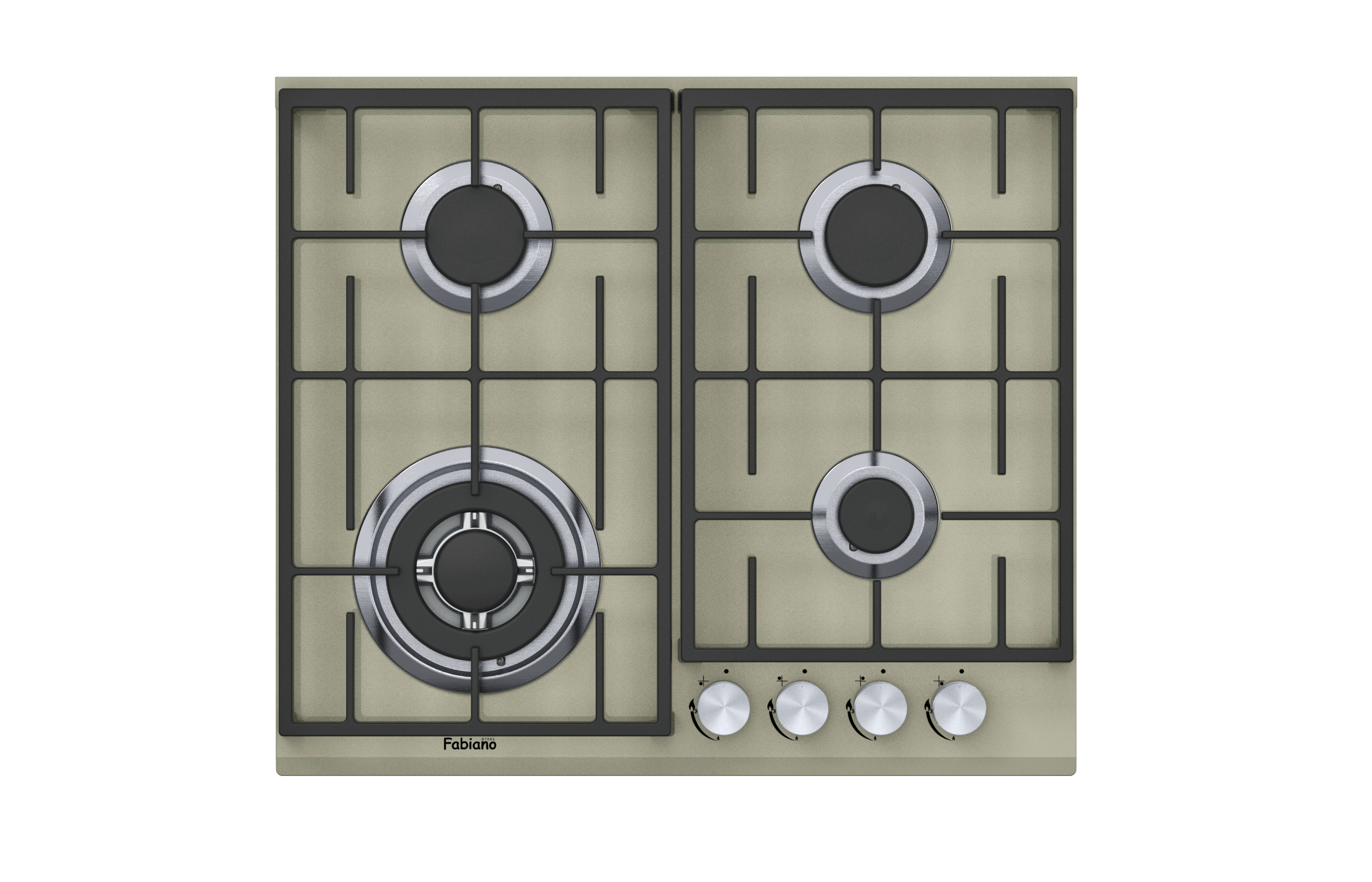 Варильна поверхня газова Fabiano FHG 8244 VGHT Champagne Glass (8111.406.1474) - фото 2