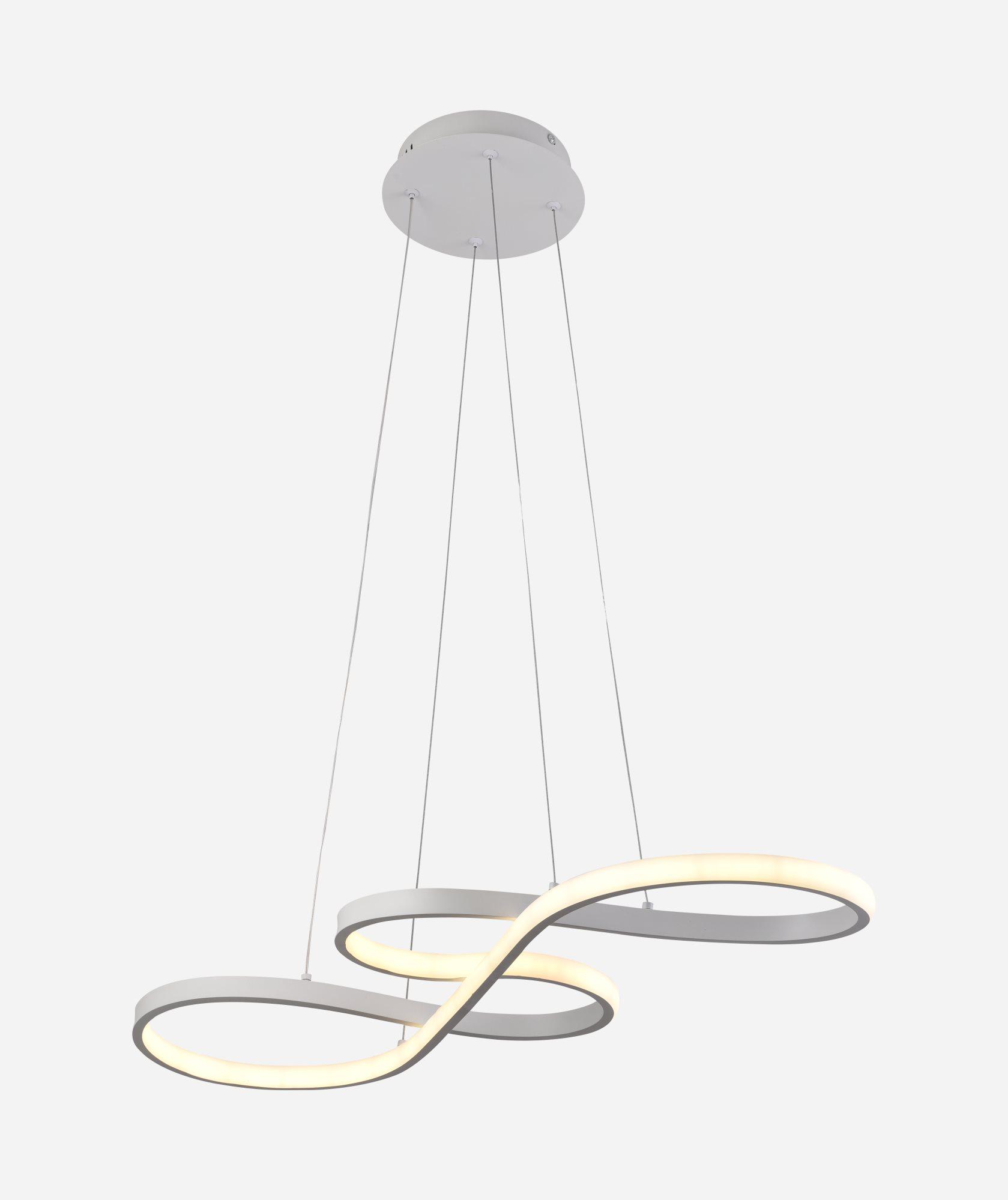 Люстра подвесная светодиодная Sirius LCD3054 WT Белый