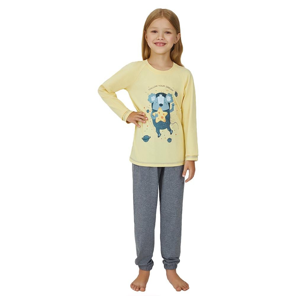 Комплект домашний для девочки Ellen 122 см Желтый (GPK 0981/01/01)