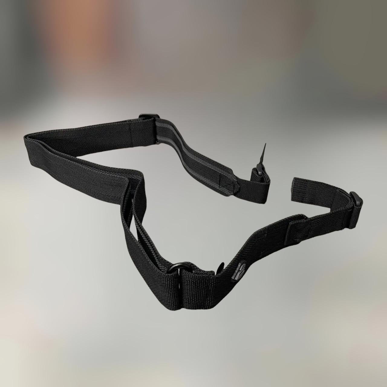 Ремень оружейный двухточечный Leapers Universal универсальный ремень для автомата и винтовок Черный (PVC-GB605)