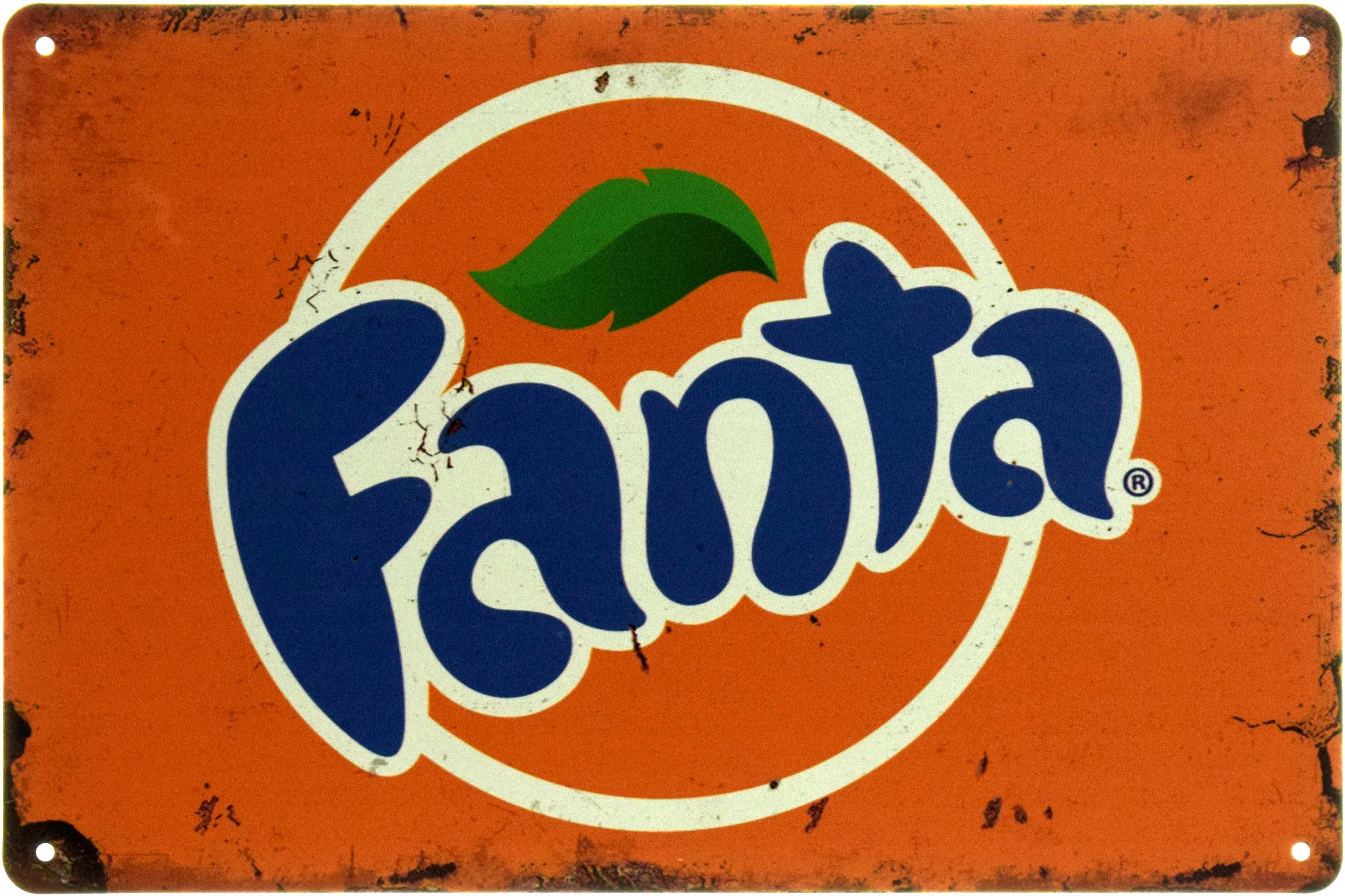 Табличка металлическая Fanta 20x30 см (ms-104557)