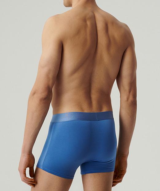 Трусы-боксеры мужские Atlantic MH-1201 микромодал L Голубой (27565722) - фото 2 Трусы-боксеры мужские Atlantic MH-1201 микромодал L Голубой (27565722) - фото 2