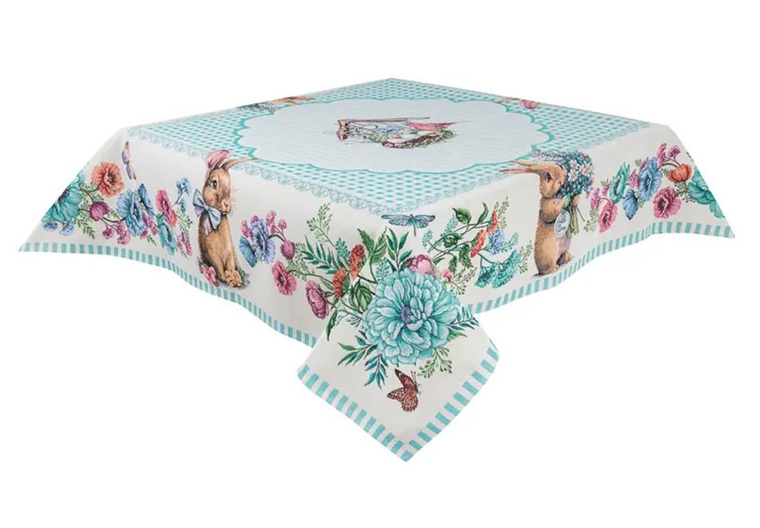 Скатерть BonaDi Кролик Пасхальная гобеленовая 137х180 см