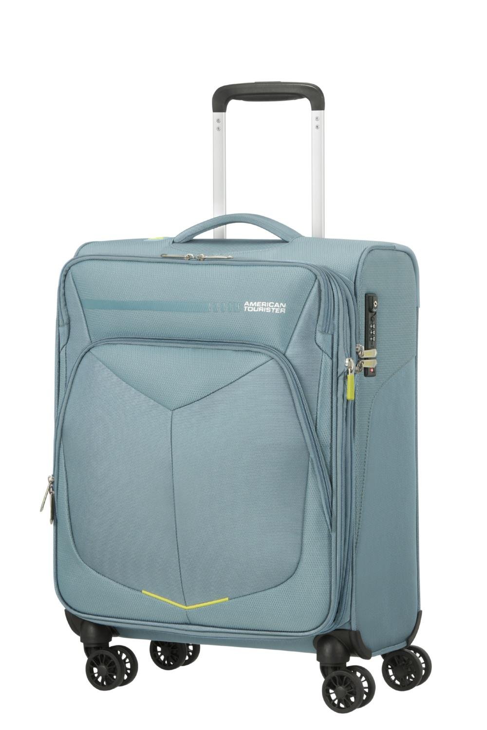 Валіза з розширенням American Tourister Summerfunk 55x40x23/25 см Сірий (78G-08003) - фото 4