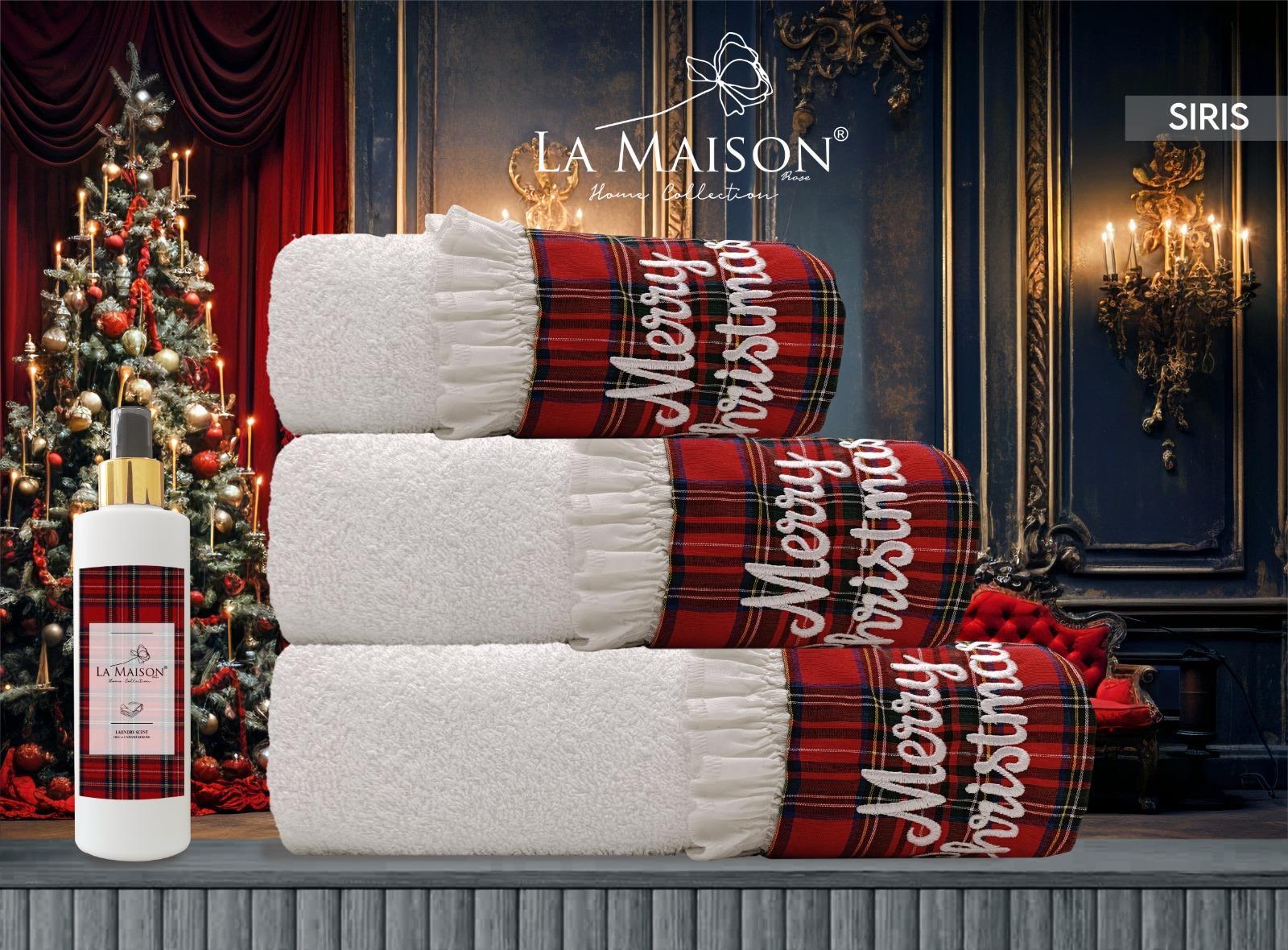 Подарунковий набір рушників La Maison d'Armorine 3 шт. з ароматом Siris (29657108) - фото 3 Подарунковий набір рушників La Maison d'Armorine 3 шт. з ароматом Siris (29657108) - фото 3