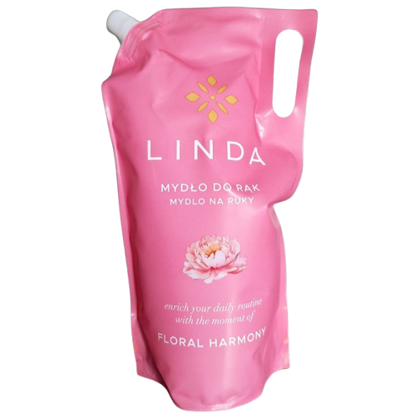 Крем-мыло жидкое Linda Цветочная гармония запаска 1 л (252641) Крем-мыло жидкое Linda Цветочная гармония запаска 1 л (252641)