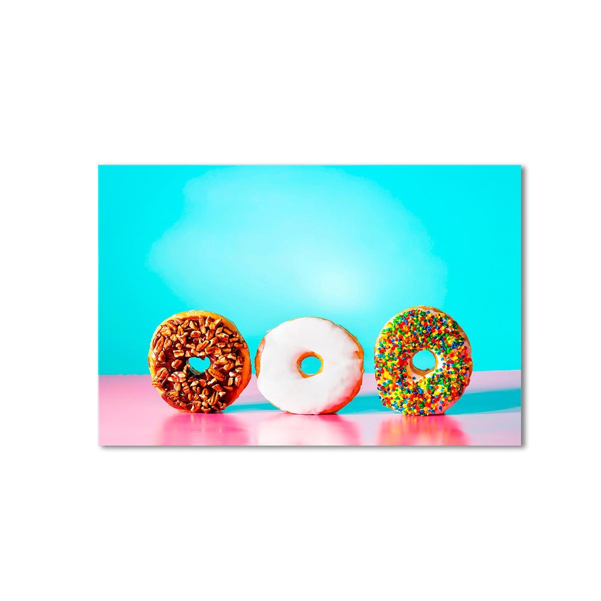 Картина модульная Веселые пончики 1 модуль 30х45 см