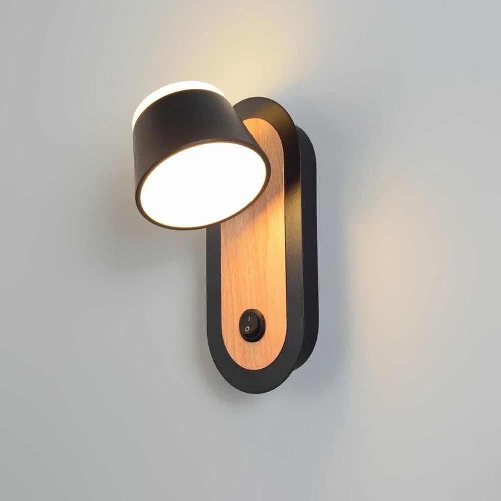 Светильник настенный светодиодный Light House SRS-19770B 7W Черный/Коричневый