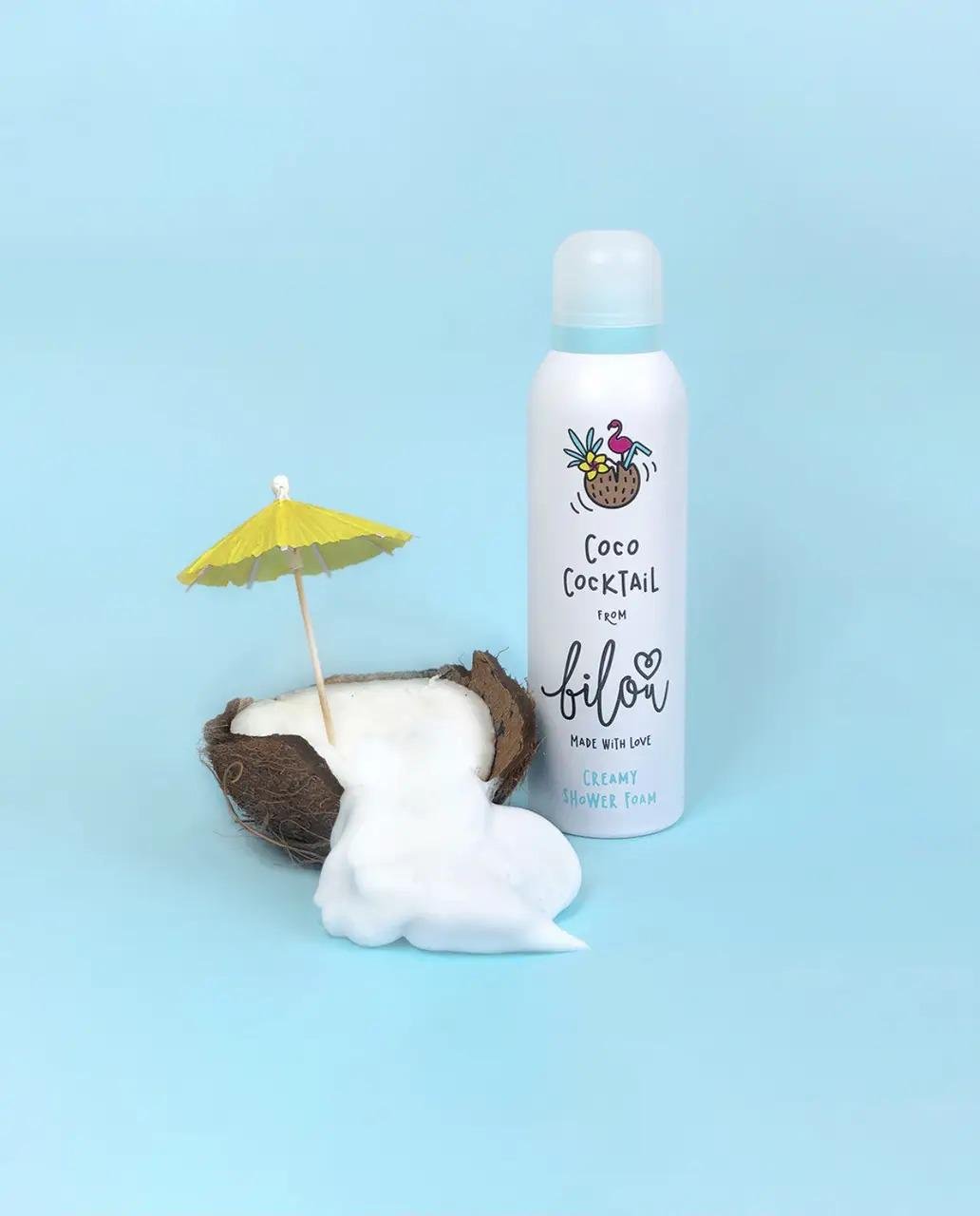 Пенка для душа Bilou Coco Cocktail Кокосовый коктейль 200 мл (10507235)