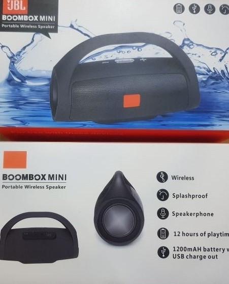 Колонка портативна Boombox mini Чорний - фото 4