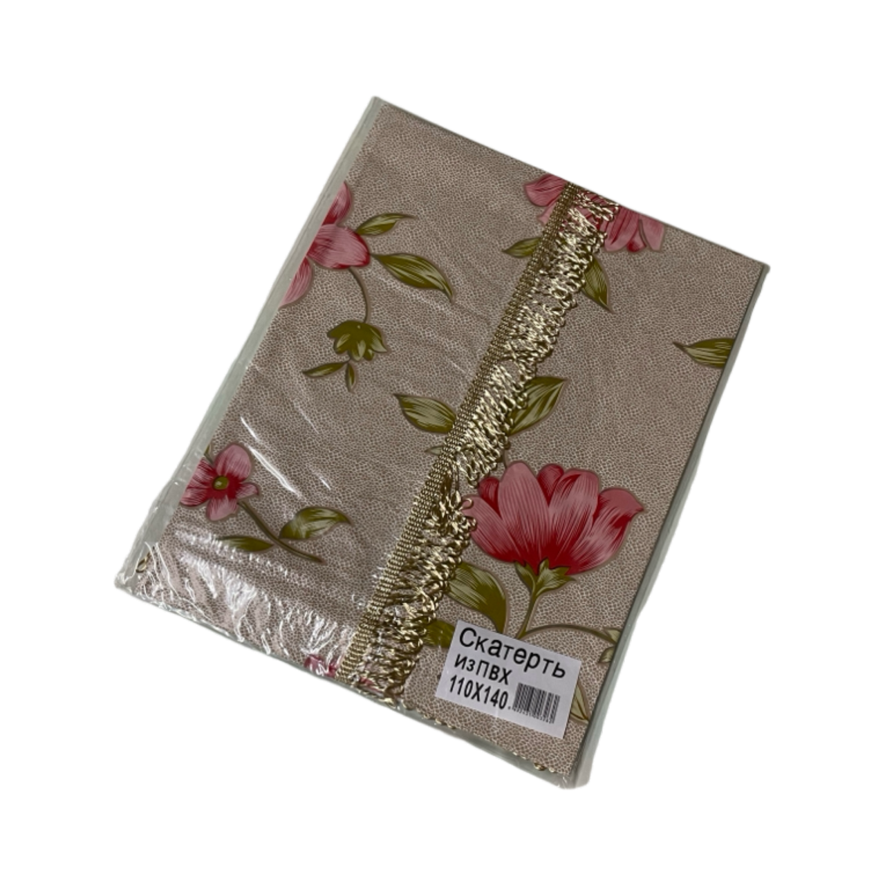 Скатертина з візерунком ошатна ПВХ основа 140x110 см (2240279522)