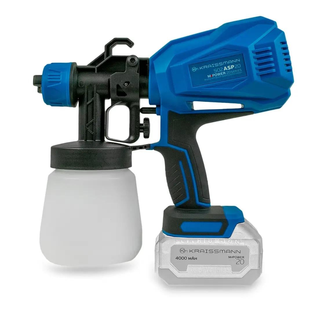 Краскораспылитель аккумуляторный KRAISSMANN 502 ASP 20 MP без аккумулятора и ЗП (1507005)
