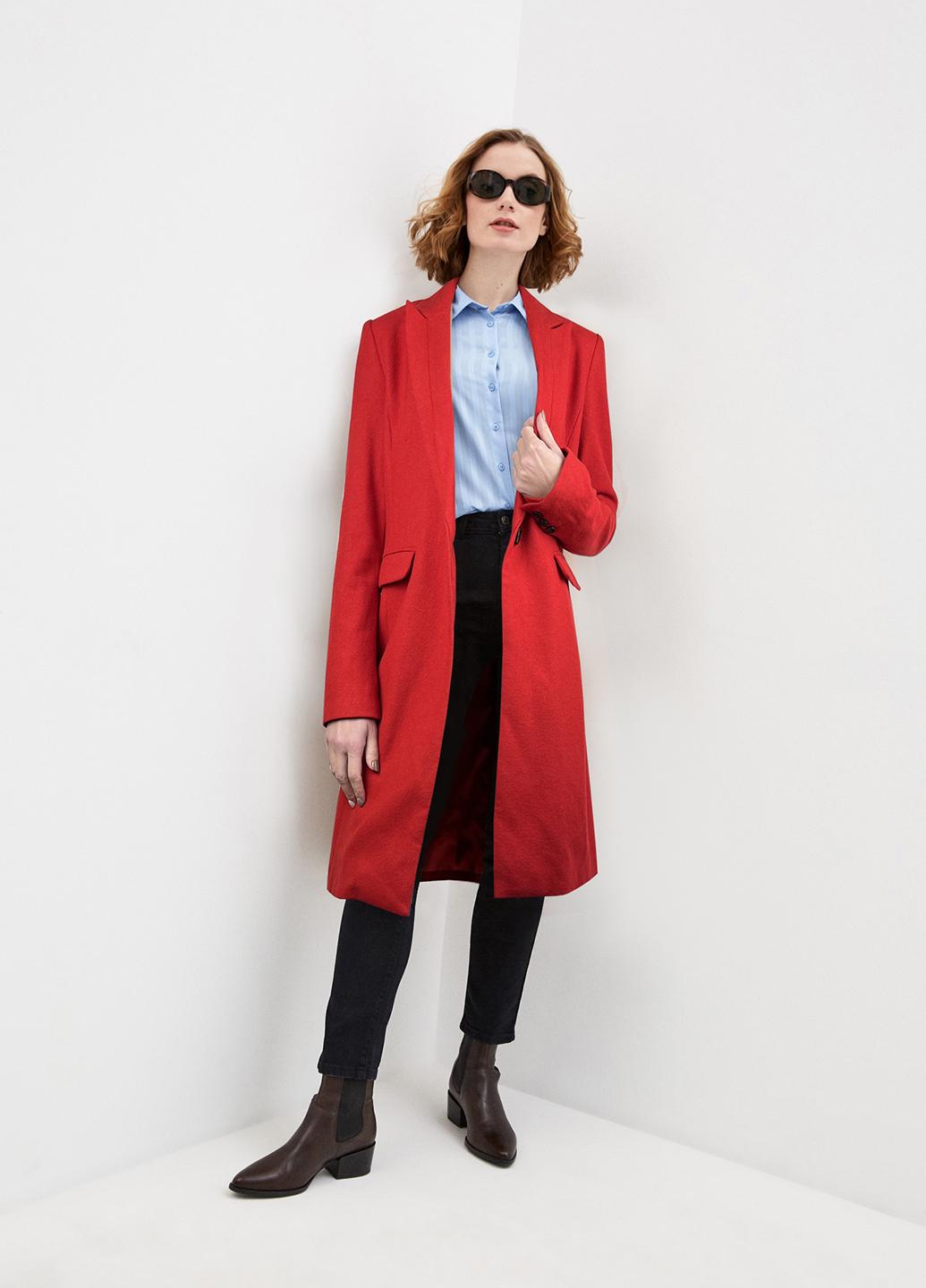 Пальто Only L Красный (918943b50)