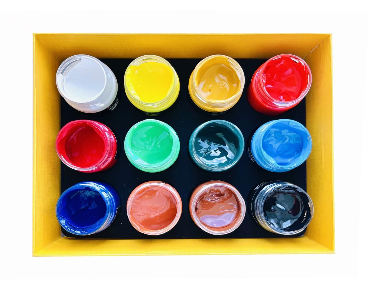 Акриловые краски 12 цветов 100 мл Art Planet - фото 9 Акриловые краски 12 цветов 100 мл Art Planet - фото 9