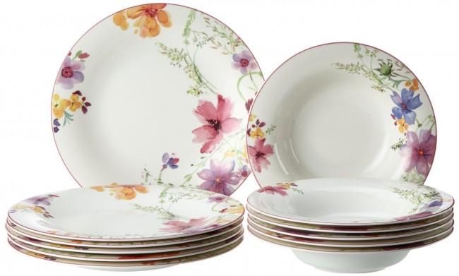 Набор тарелок Villeroy & Boch Mariefleur Basic 6/12 (1041007609)