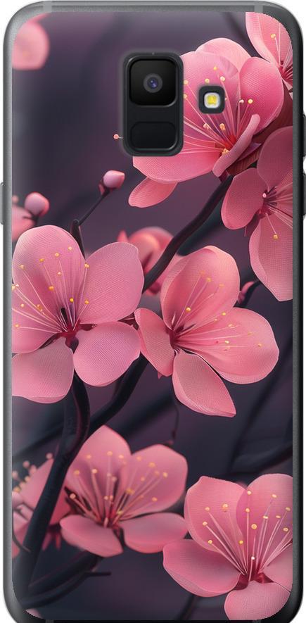 Чохол на Samsung Galaxy A6 2018 Пурпурова сакура (6075t-1480-42517) Чохол на Samsung Galaxy A6 2018 Пурпурова сакура (6075t-1480-42517)