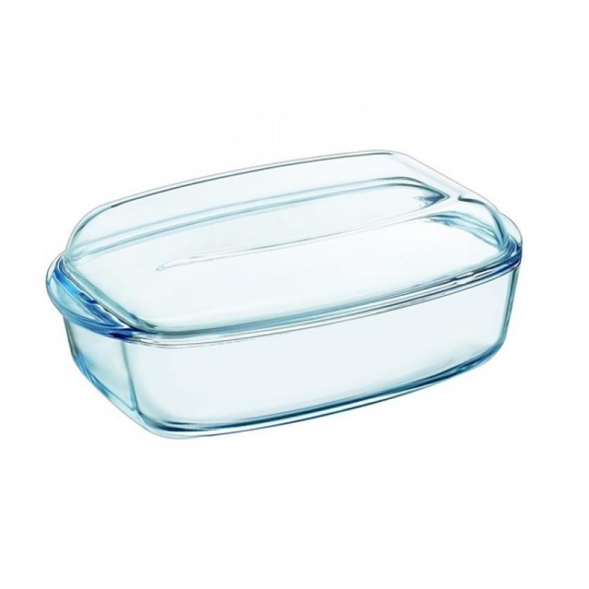 Каструля з жароміцного скла Pyrex Essentials 465A000 прямокутна 3,0/1,5 л 33х19 см (1357155448)