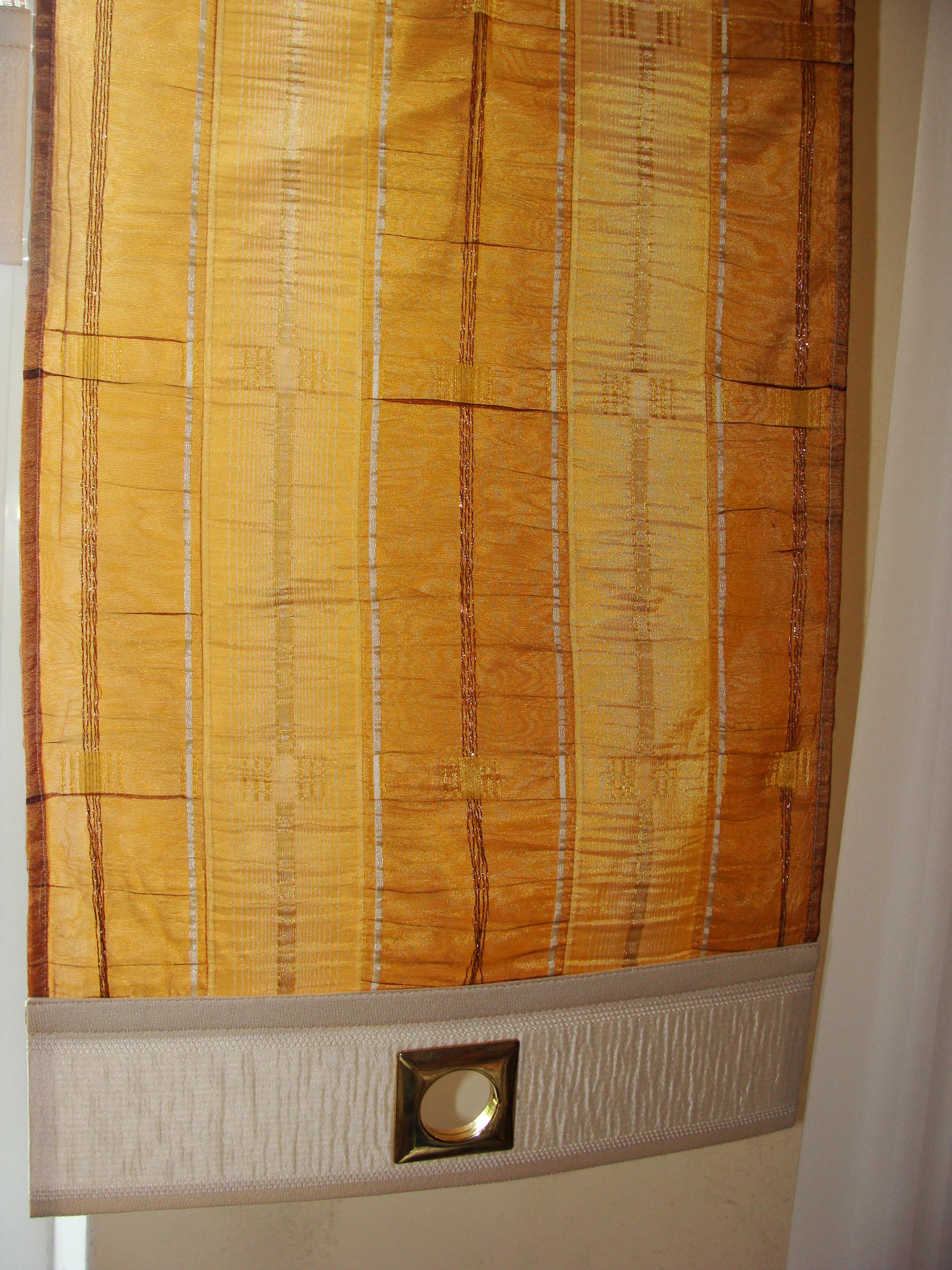 Комплект панельных занавесок Firanka Полоски 7 шт. карниз 240 см Оранжевый с бежевым (11_4п) - фото 4 Комплект панельных занавесок Firanka Полоски 7 шт. карниз 240 см Оранжевый с бежевым (11_4п) - фото 4