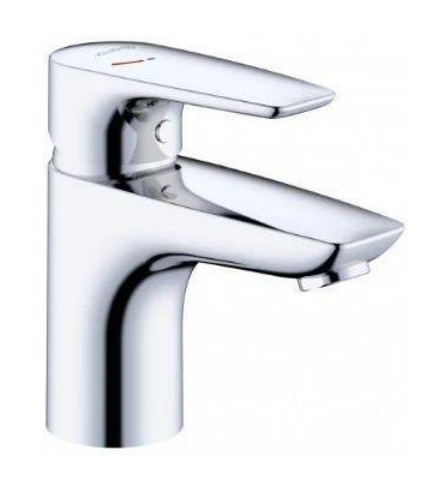 Смеситель для умывальника Kludi Pure&Solid 75 DN15 (343890575WR4)