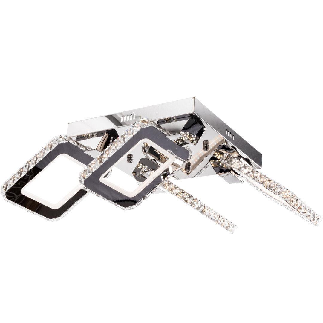 Люстра светодиодная Sirius на четыре плафона 160W 3000-6500К Хром (2928-4 160W)