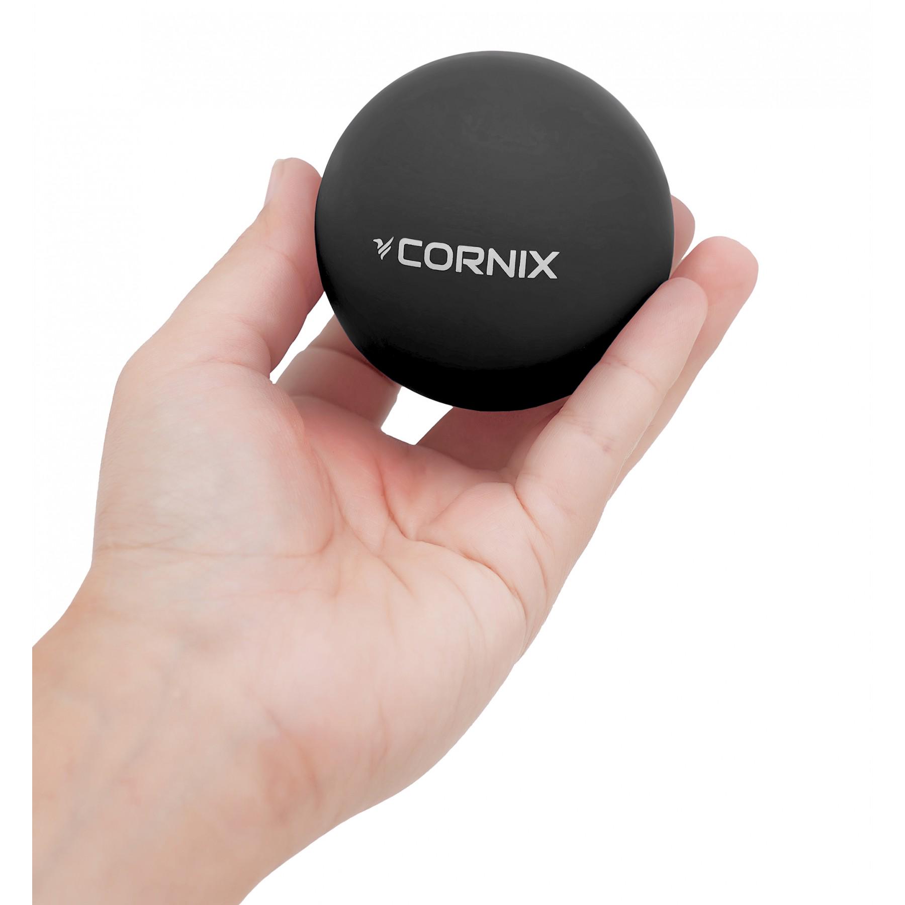 Массажный мяч Cornix Lacrosse Ball XR-0118 Black (39228) - фото 2