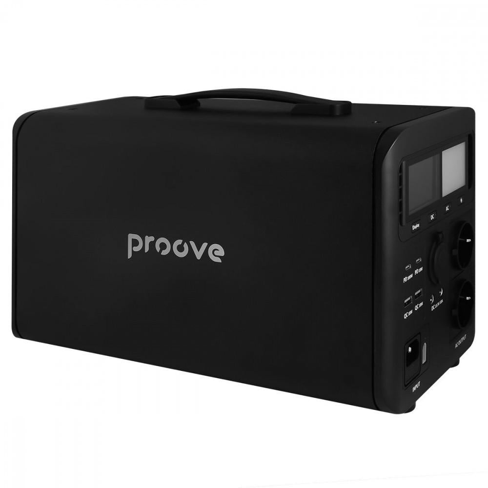 Портативна зарядна станція Proove PowerHome K1200 Black