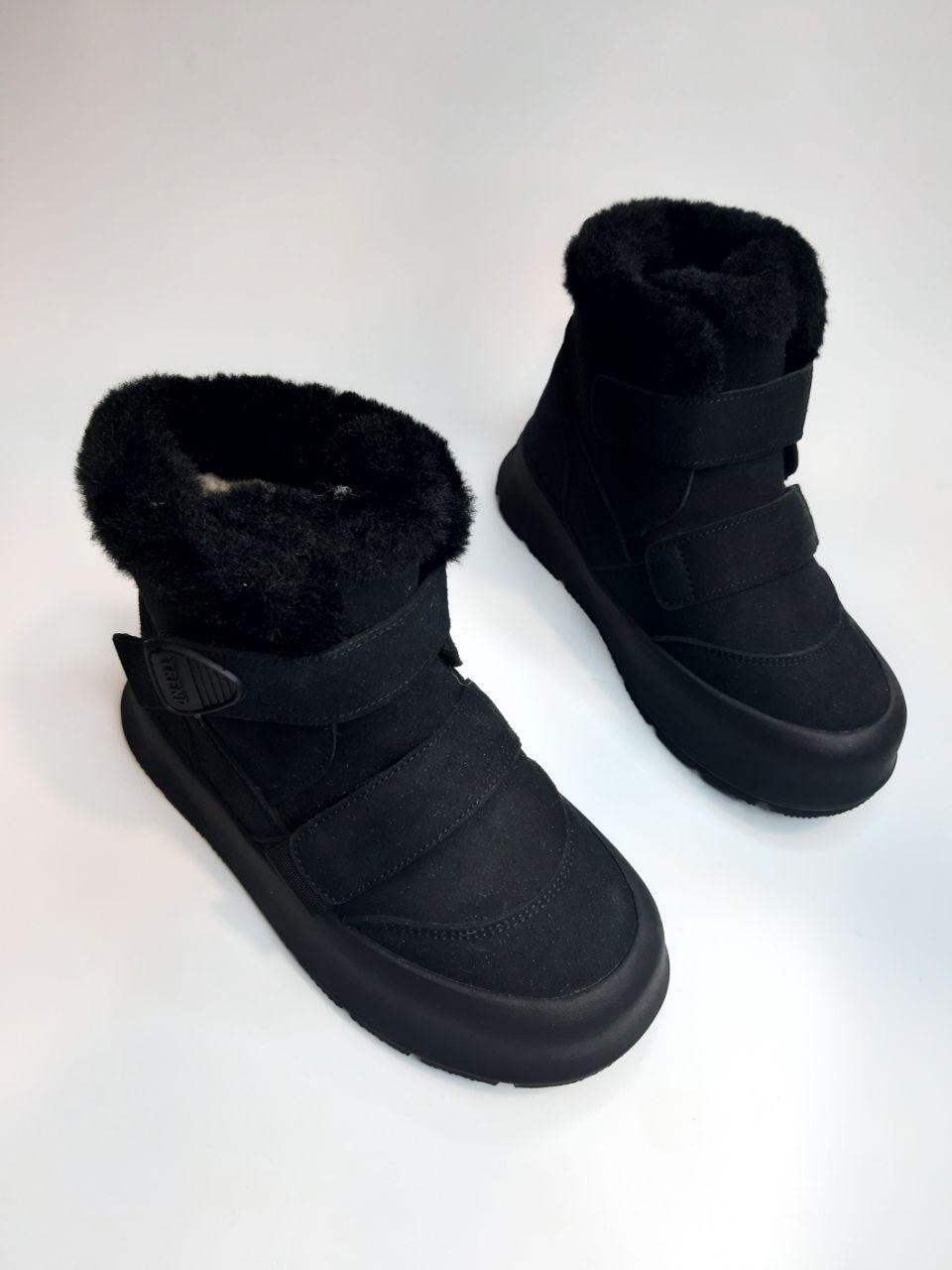 Ботинки зимние Bi&Ki для девочки р. 35 22,5 см Черный (01426 А black) - фото 4