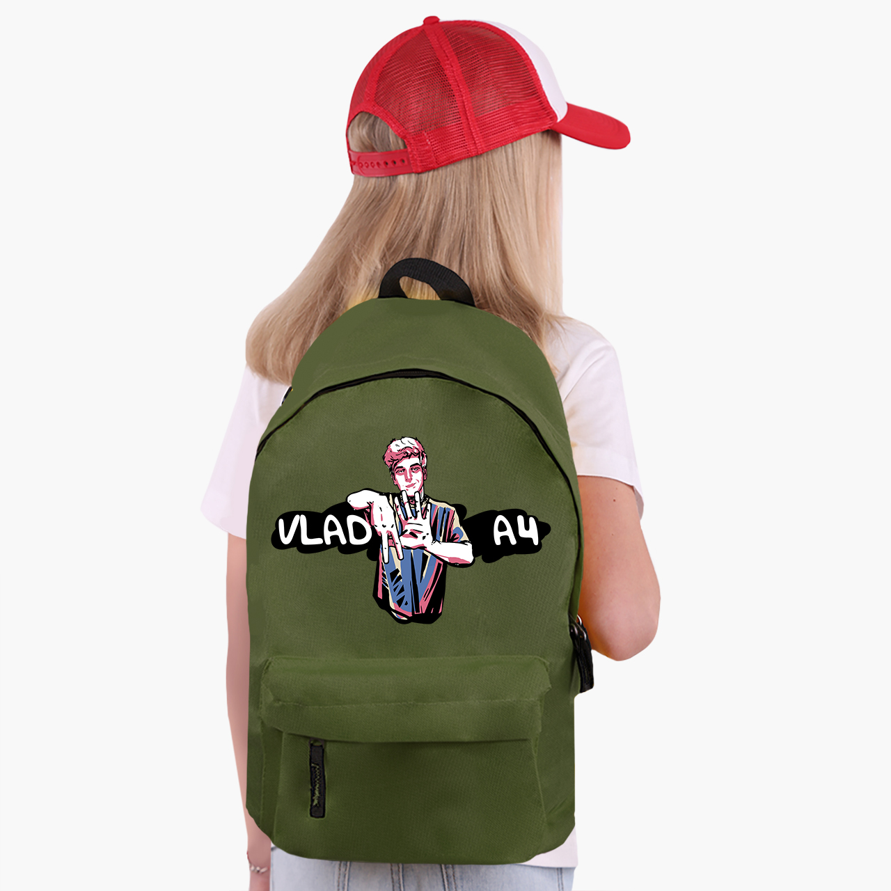 Рюкзак детский blogger Vlad A4 Хаки (9263-2621-KH)