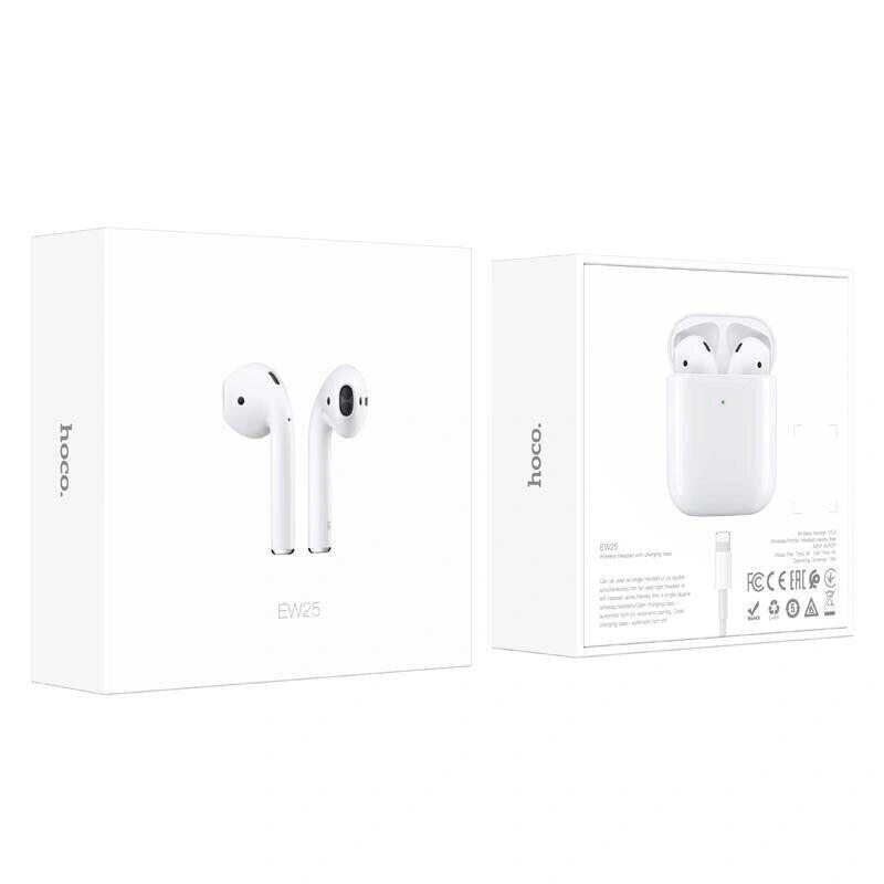 Навушники Hoco EW25 Stereo Bluetooth Headset White - фото 3