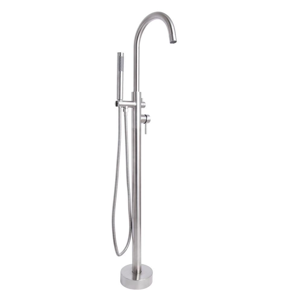 Смеситель для напольной ванны Lidz Aria нержавеющая сталь (SD00052223)