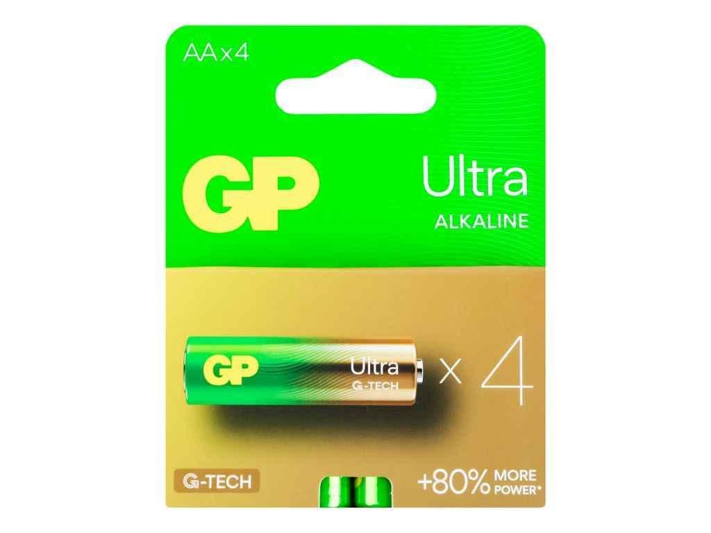 Батарейка лужна GP LR6/AA Ultra Alkaline 1,5V 15AU21-SB4 4 шт. (1063955)
